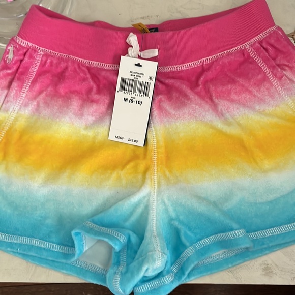 NWT Girls Ralph Lauren Tie-dye shorts (8-10) - Picture 2 of 4